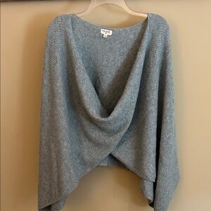 World Market Light Heathered Green  Wrap/Sweater